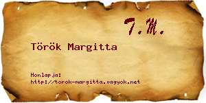 Török Margitta névjegykártya